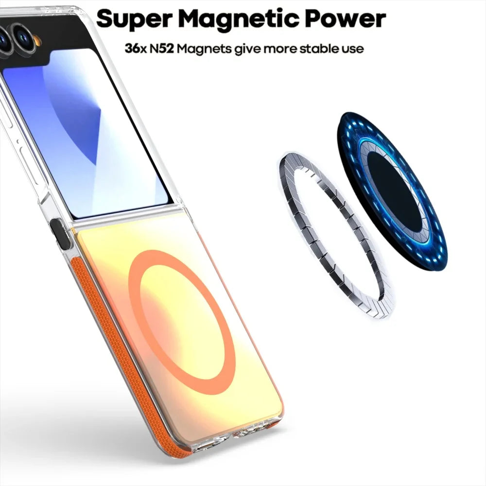 Magnetic Clear Armor Case